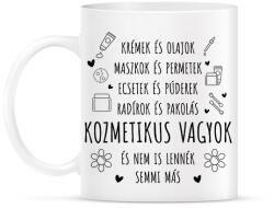 printfashion Nem is lennék semmi más - Bögre - Fehér (8469577)