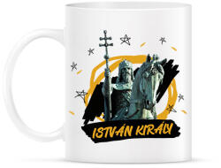 printfashion István király - Bögre - Fehér (9944226)