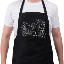 printfashion GSXF6002 - Kötény - Fekete (4935960)