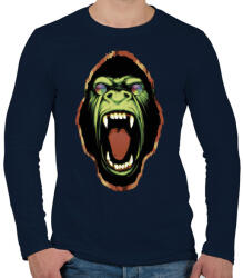 printfashion Hipnózis - Férfi hosszú ujjú póló - Sötétkék (8333)