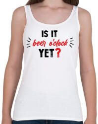 printfashion Is it beer o'clock yet? - Női atléta - Fehér (7066941)