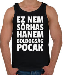 printfashion Ez nem sörhas - Férfi atléta - Fekete (10423294)