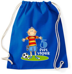 printfashion 5 éves vagyok" kisfiúknak - Sportzsák, Tornazsák - Bright royal (13460330)