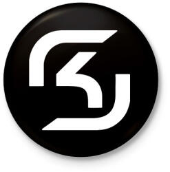 printfashion Sk logo - Kitűző, hűtőmágnes - Fekete (3098480)