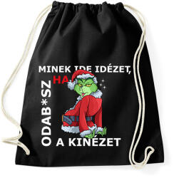 printfashion Minek ide idézet? - Sportzsák, Tornazsák - Fekete (14979079)
