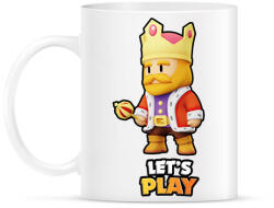 printfashion Stumble Guys - Stumble King - Bögre - Fehér (16085460)