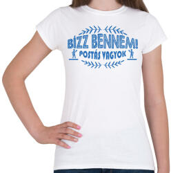 printfashion Postás vagyok - Női póló - Fehér (9009580)