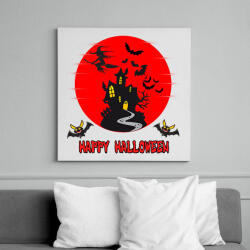 printfashion happy halloween - Vászonkép - Fehér (6633527)