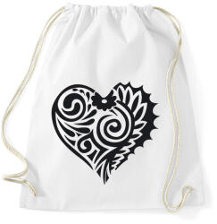 printfashion Maori szív2 - Sportzsák, Tornazsák - Fehér (4984306)