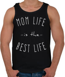printfashion mom life is best life 2 - Férfi atléta - Fekete (6974290)