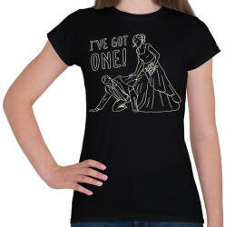 printfashion Lánybúcsú - Női póló - Fekete (14507955)