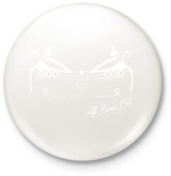 printfashion Alfa romeo 159 01 - Kitűző, hűtőmágnes - Fehér (11337430)