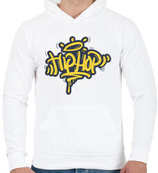 printfashion Hip-hop - Férfi kapucnis pulóver - Fehér (2919605)