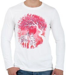 printfashion Szamuráj - Férfi hosszú ujjú póló - Fehér (13324032)