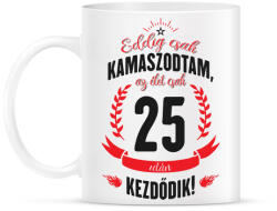 printfashion kamasz-25-black-red - Bögre - Fehér (790921)