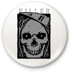 printfashion Gyilkos - Kitűző, hűtőmágnes - Fehér (3075508)