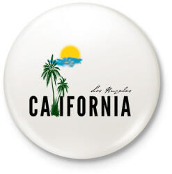 printfashion california - Kitűző, hűtőmágnes - Fehér (3080456)