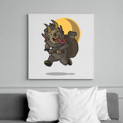 printfashion KRAMPUSZ - Vászonkép - Fehér (6622630)