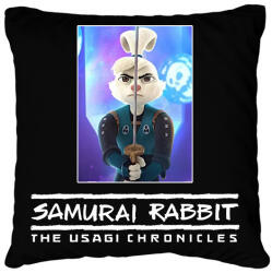 printfashion Samurai Rabbit: The Usagi Chronicles - Párnahuzat, Díszpárnahuzat - Fekete (14744574)