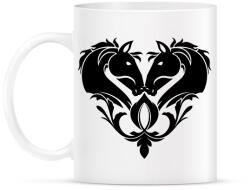 printfashion Lovas szív - Bögre - Fehér (2746372)