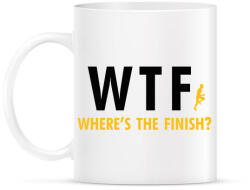 printfashion Where's the finish? - Bögre - Fehér (7359083)