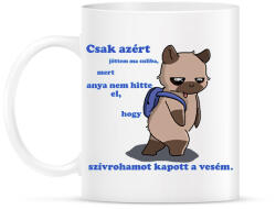 printfashion Kenny, a capybara és a suli - Bögre - Fehér (14656344)