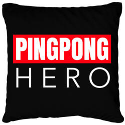 printfashion PINGPONG HERO - Párnahuzat, Díszpárnahuzat - Fekete (10994960)
