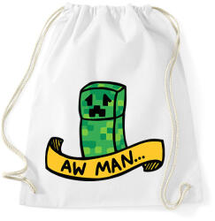 printfashion Aw man - Sportzsák, Tornazsák - Fehér (2310356)