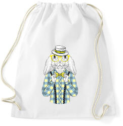 printfashion Mr. Rabbit - Sportzsák, Tornazsák - Fehér (1258848)