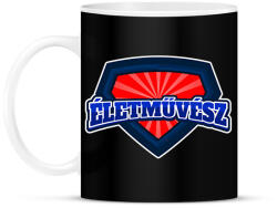 printfashion ÉLETMŰVÉSZ - Bögre - Fekete (10417987)