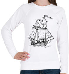 printfashion Hajó - Női pulóver - Fehér (13800151)