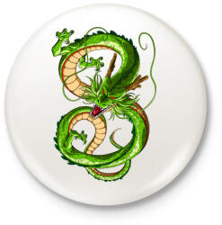 printfashion DRAGON BALL - Kitűző, hűtőmágnes - Fehér (4624636)