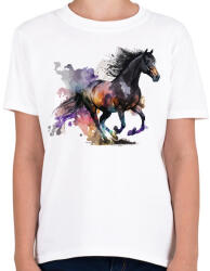 printfashion Lovas - Gyerek póló - Fehér (16583203)