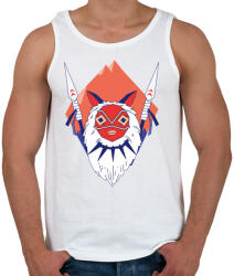 printfashion Princess Mononoke - Férfi atléta - Fehér (215798)