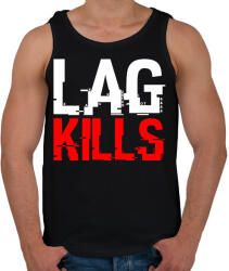 printfashion Lag Kills - Férfi atléta - Fekete (2660548)