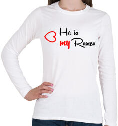 printfashion Rómeó - Női hosszú ujjú póló - Fehér (540355)