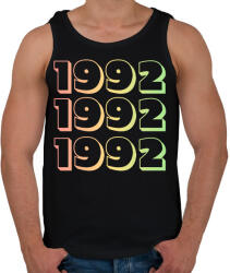 printfashion 1992 - Férfi atléta - Fekete (12739335)