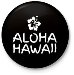 printfashion Hawaii - Kitűző, hűtőmágnes - Fekete (5011420)