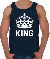 printfashion KING - Férfi atléta - Sötétkék (921312)