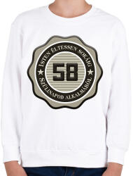 printfashion 58 - Gyerek pulóver - Fehér (7216231)