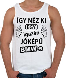 printfashion Így néz ki egy igazán jóképű BMW-s - Férfi atléta - Fehér (5369406)