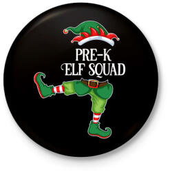 printfashion Elfsquad - Kitűző, hűtőmágnes - Fekete (3099525)