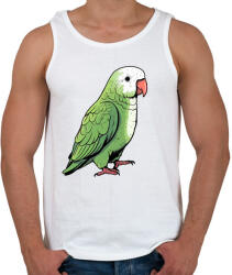 printfashion Papagáj - Férfi atléta - Fehér (13955636)