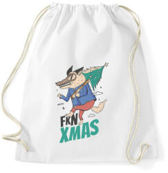 printfashion Fkn Christmas - kbsztt Karácsony - Sportzsák, Tornazsák - Fehér (5525383)