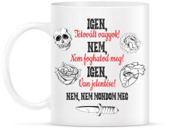 printfashion Igen, tetovált vagyok! - Bögre - Fehér (6984634)