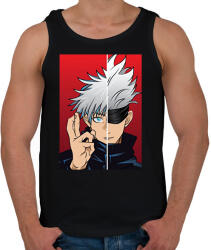 printfashion Jujutsu Kaisen Gojo - Férfi atléta - Fekete (5766570)
