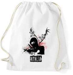printfashion ninja - Sportzsák, Tornazsák - Fehér (1670441)