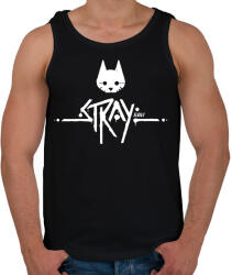 printfashion Stray - Férfi atléta - Fekete (7579090)