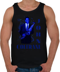 printfashion john coltrane - Férfi atléta - Fekete (2849620)