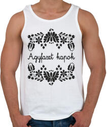 printfashion Agyfaszt kapok - Férfi atléta - Fehér (16375113)